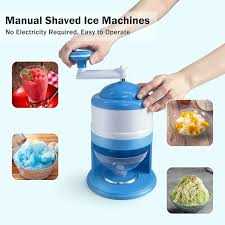 Manual Ice Crusher Machine Gola Maker For Home Easy To Use