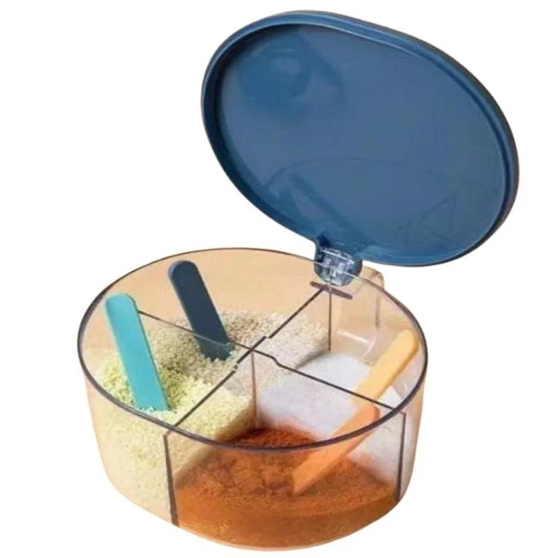4 Compartments Spice Box