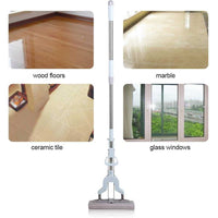 Adjustable Squeeze Water Floor Cleaning Magic Sponge Mop