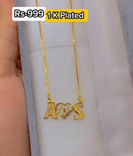 Alphabet 1k Necklace