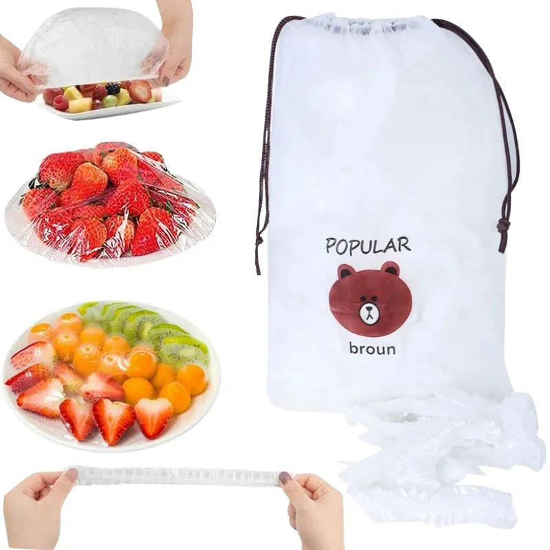 Disposable & Reusable Elastic Food Covers